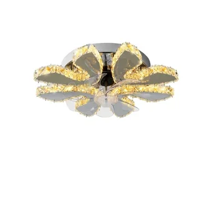 Wentylator sufitowy Crystal, lampa LED, inteligentne sterowanie APP, lampa wentylatora sufitowego A, 110-240V - Wentylatory sufitowe - miniaturka - grafika 1
