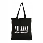 Torby i wózki na zakupy - Eko Torba Bawełniana na ramię Zakupy Shopper Torebka Nirvana Nevermind 3 - miniaturka - grafika 1