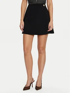 Guess Spódnica mini W5RD68 WGLO2 Czarny Regular Fit - Spódnice - miniaturka - grafika 1