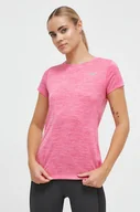 Koszulki sportowe damskie - Mizuno t-shirt do biegania Impulse core kolor różowy - miniaturka - grafika 1
