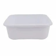 Inne artykuły do sprzątania - Miska kwadrat Alaca 10 l biała - miniaturka - grafika 1