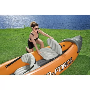 Nadmuchiwany kajak Hydro-Force Rapid x2 z akcesoriami Lumarko! - Materace dmuchane i koła do pływania - miniaturka - grafika 3