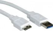 Kable USB - Kabel USB Value USB-A - microUSB 0.8 m Biały (11.99.8873) - miniaturka - grafika 1