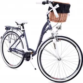 Rowery - Rower Miejski Damski 28 MODENA 3 Biegi Lekki Holenderka SHIMANO - miniaturka - grafika 1