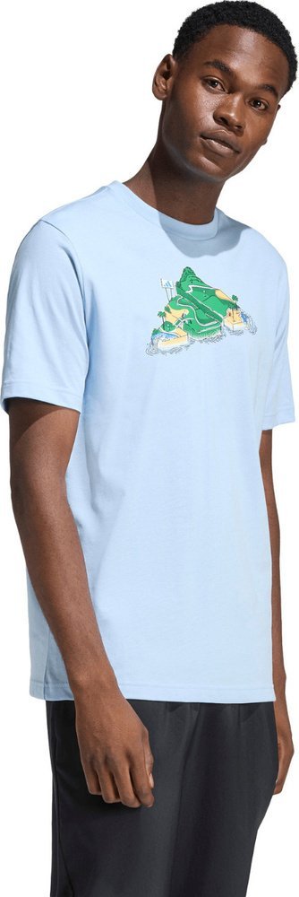 Adidas Koszulka męska adidas Novelty Mint jasnoniebieska JZ5038 XL