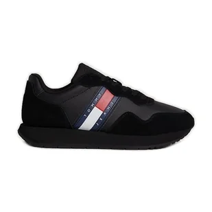 Buty Tommy Hilfiger Modern Runner M EM0EM01316BDS czarne - Buty sportowe męskie - miniaturka - grafika 1