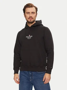 Tommy Hilfiger Bluza MW0MW39050 Czarny Regular Fit - Bluzy męskie - miniaturka - grafika 1