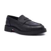 Półbuty męskie - Tommy Hilfiger Skórzane loafersy - miniaturka - grafika 1