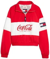 Kurtki damskie - Damska Kurtka Tommy Jeans X Coca Cola r. XXS - miniaturka - grafika 1