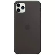 Etui i futerały do telefonów - Oryginalne Etui ochronne na telefon Apple MX002ZE/A do Apple iPhone 11 Pro Max czarny/black Kryt pro Silicone Case - miniaturka - grafika 1