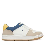 Buty dla chłopców - Sneakersy Tommy Hilfiger T3X9-34362-1269Y913 S Biały - miniaturka - grafika 1