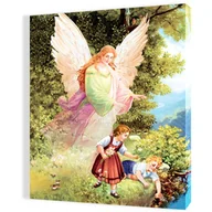 Ikony i obrazy sakralne - Obraz religijny na płótnie Anioł Stróż - miniaturka - grafika 1