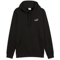 Bluzy sportowe męskie - Męska bluza Puma ESS 2 COLOR Small No. 1 Logo Hoodie FL P Rozmiar: M / Kolor: czarny - miniaturka - grafika 1