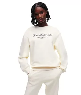 KARL LAGERFELD Damska bluza w stylu karl, złamana biel, M, Off White, M - Bluzy damskie - miniaturka - grafika 1