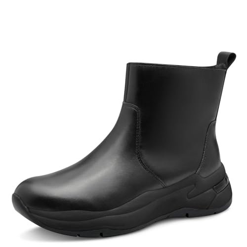 Marco Tozzi Damskie 2-26487-45 modne kozaki, czarne, 38 EU, czarny, 38 EU