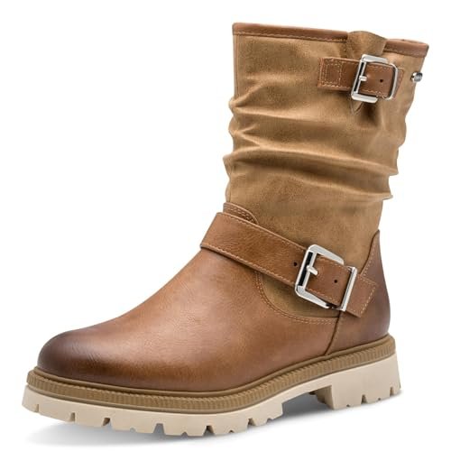 Marco Tozzi Damskie 2-26431-45 modne kozaki, NUT Comb, 40 EU, Rowek, 40 EU