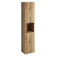 Szafki łazienkowe - Szafka łazienkowa NOVA OAK 80-03-2D dąb coast evoke - miniaturka - grafika 1