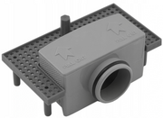 Akcesoria do armatury i ceramiki - Mexen syfon z filtrem do odpływu liniowego, szary - 1010099 - miniaturka - grafika 1