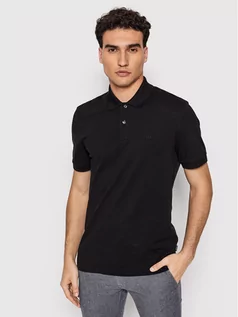 Koszulki męskie - Hugo Boss Polo Pallas 50468362 Czarny Regular Fit - grafika 1