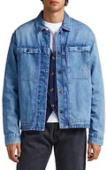Kurtki męskie - Pepe Jeans Kurtka męska Dunlop, Niebieski (denim), XL - miniaturka - grafika 1