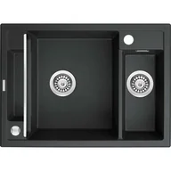 Zlewozmywaki - Deante Magnetic Zlewozmywak granitowy magnetyczny 1,5-komorowy bez ociekacza - grafit metalik ZRM_G503 ZRM G503 [16188003] - miniaturka - grafika 1