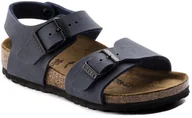 Buty dla dziewczynek - Birkenstock sandały New York Kids BS 0087771 NAVY szerokość standardowa 39 - miniaturka - grafika 1