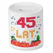 Skarbonki - Skarbonka na Urodziny 45 45te 45-te na Prezent z Nadrukiem ze Zdjęciem - miniaturka - grafika 1