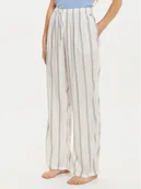 Piżamy damskie - Tommy Hilfiger Spodnie piżamowe UW0UW05612 Écru Regular Fit - miniaturka - grafika 1