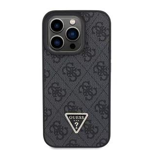 Guess GUHCP15LP4TDSCPK iPhone 15 Pro 6.1" czarny/black hardcase Crossbody 4G Metal Logo - Etui i futerały do telefonów - miniaturka - grafika 3
