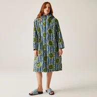 Stroje kąpielowe - Regatta Orla Kiely - Damski Płaszcz Plażowy Wodoodporny Changing Robe Zielony, Rozmiar: One Size - miniaturka - grafika 1
