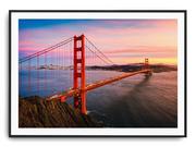 Plakaty - Plakat r 40x30 cm Bay Bridge Most San Francisco Ka - miniaturka - grafika 1