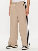 Spodnie sportowe męskie - Champion Spodnie dresowe 220008 Beżowy Custom Fit - miniaturka - grafika 1