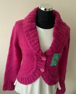 Swetry damskie - SWETER ROZPINANY ŚWIĄTECZNY BOLERKO Prezent dla niej EXTRA OKAZJĄ - miniaturka - grafika 1