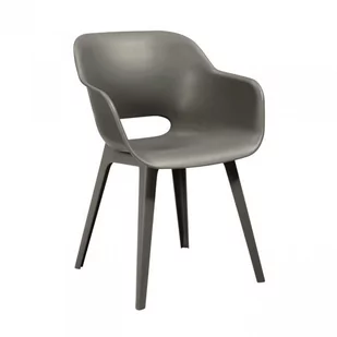 KETER Krzesło ogrodowe Akola, cappuccino, 55,8x56,7x80 cm - Fotele i krzesła ogrodowe - miniaturka - grafika 1