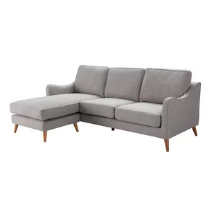 Dekoria.pl Sofa narożna Venuste linen grey 227 x 160/88 x 90 cm Dekoria.pl - Narożniki - miniaturka - grafika 1