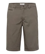 Spodenki damskie - BRAX Męskie szorty w stylu Bari Cotton Gab klasyczne sportowe chino-bermudy, zielony (Khaki 32), 44 - miniaturka - grafika 1