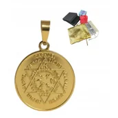 Naszyjniki męskie - Zawieszka Srebrna Pozłacana 925 Wisiorek 7 Archaniołów Medalik Na Prezent - miniaturka - grafika 1