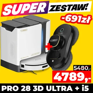 SUPER ZESTAW COBBO PRO 28 3D ULTRA, COBBO i5 - AGD OUTLET - miniaturka - grafika 1