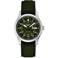 Paski - Seiko 5 Sports Flieger SRPH29K1 automatyczny zegarek z zieloną tarczą i zielonym paskiem, zielony, pasek, Zielony, Pasek - miniaturka - grafika 1
