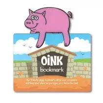 IF Zwierzęca zakładka do książki - Oink - Kwik - Szkolne artykuły papiernicze - miniaturka - grafika 1