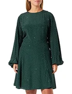 Sukienki - Tommy Hilfiger Damska krótka sukienka Vis Crepe Ls Fit & Flare, mała myśliwa paisley, 44, Mały łowca Paisley, 70 - miniaturka - grafika 1