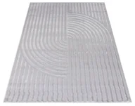 Dywany - Szary stylowy dywan z włeny synetetycznej P7-W80 - miniaturka - grafika 1