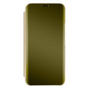 Etui i futerały do telefonów - Etui Folio Clear View do Galaxy S22 z obsługą wideo Flap Mirror w kolorze złotym - miniaturka - grafika 1