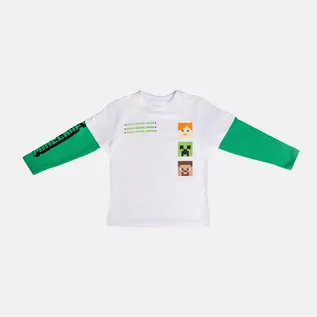 Bluzki dla chłopców - T-shirt z długim rękawem dziecięcy OVS 1834277 134 cm Green (8056781762417) - grafika 1