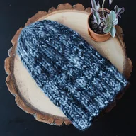 Czapki męskie - Czapka merino szary melanż HANDMADE - miniaturka - grafika 1