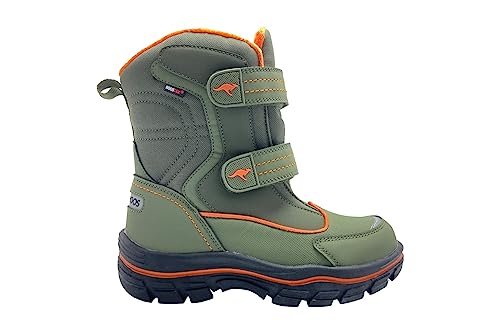KangaROOS Męskie śniegowce K-Leno V RTX, Military Green Flame, 36 EU