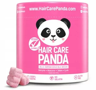 Hair Care Panda, Oryginalne Żelki Z Biotyną 5000% - Włosy, skóra, paznokcie - miniaturka - grafika 1