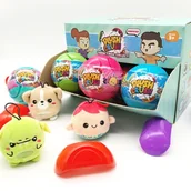 Figurki dla dzieci - Qelements Plush Crush ball, mix kolorów - miniaturka - grafika 1