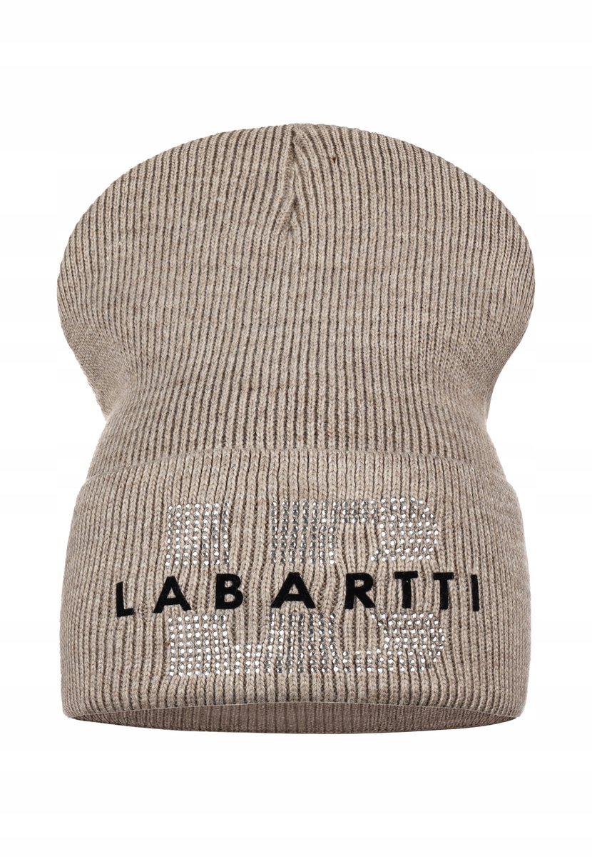 Zimowa Czapka Damska Na Zimę Ozdoba Labartii Polska Marka Beżowa