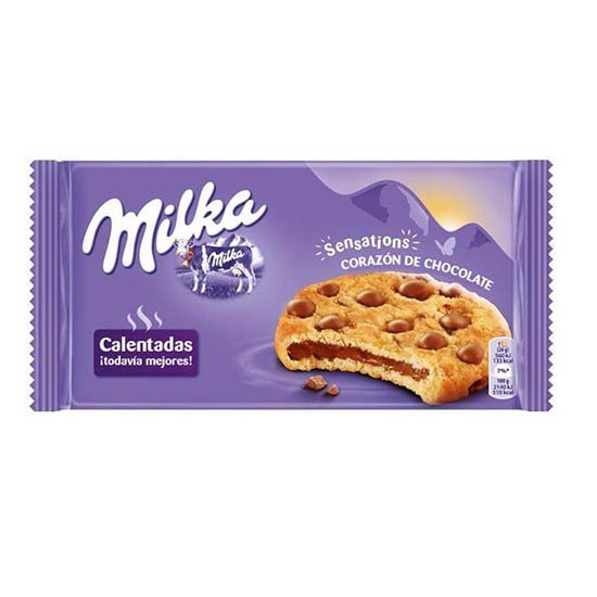 Ciastka Milka Sensation z płynnym nadzieniem 156g